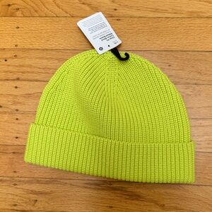 NWT lululemon athletica Cotton Neon Green Hat
